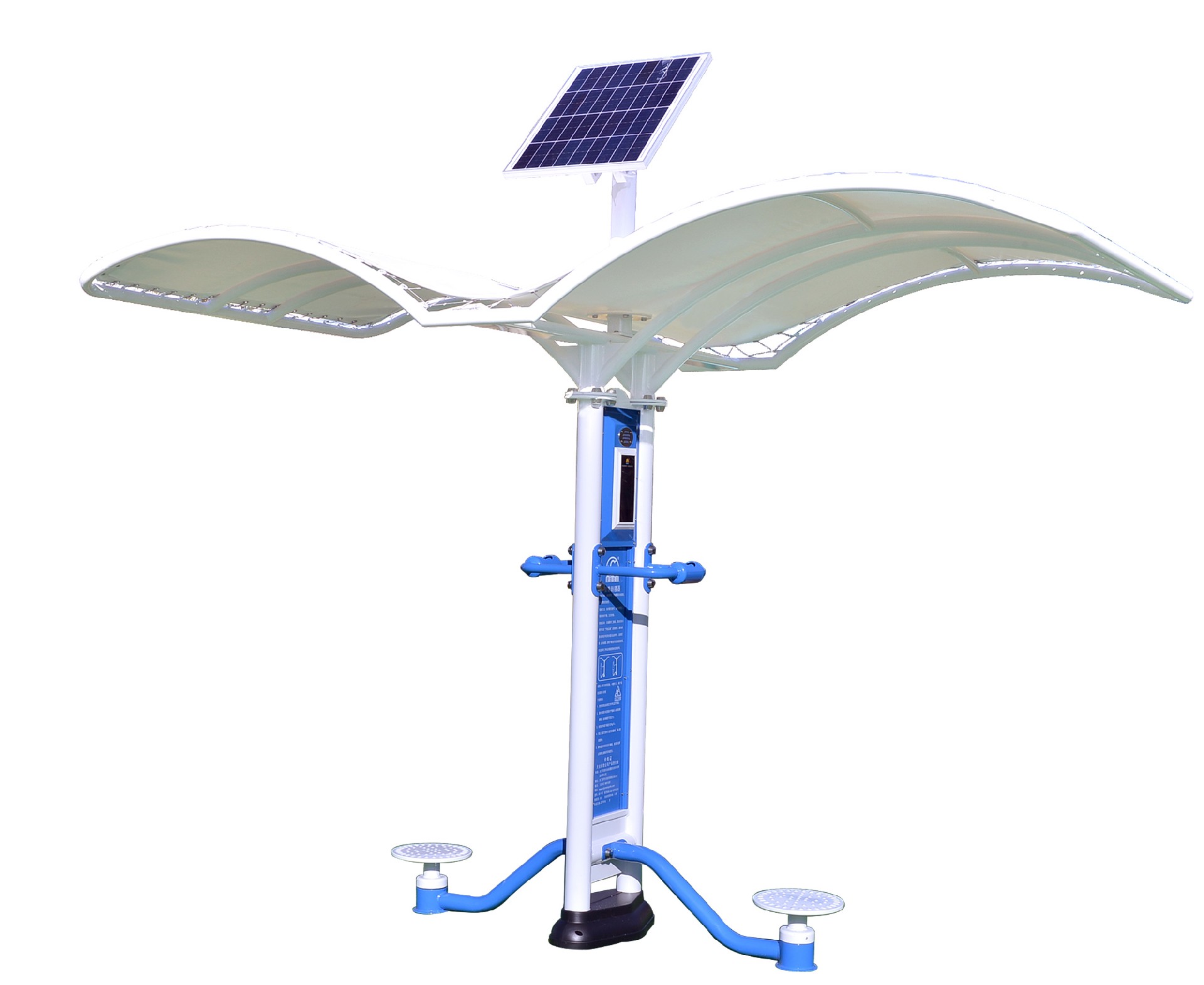 双位可调阻力深蹲训练器(图3)